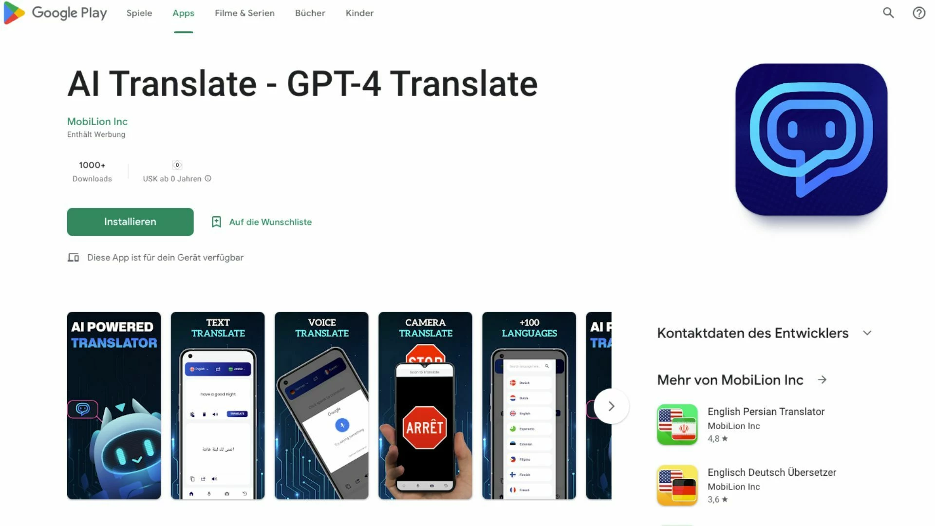 AI Translate - GPT Translate
